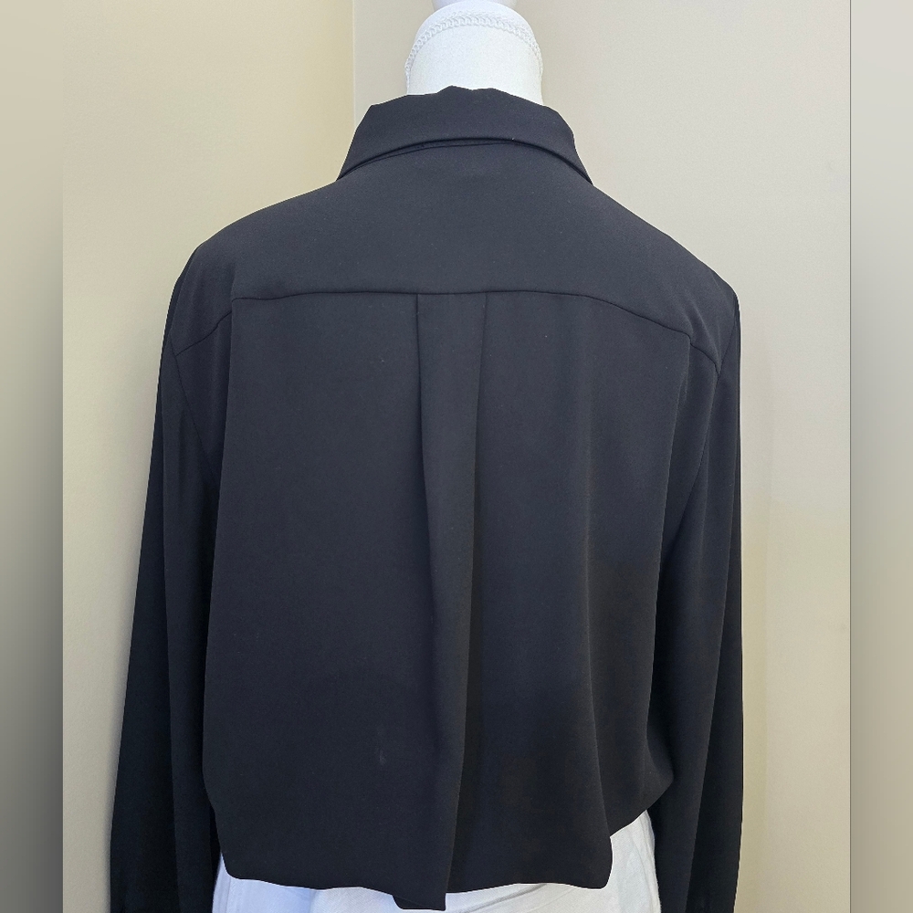Karl Lagerfeld Ruffle Front Blouse - Picture 8 of 8